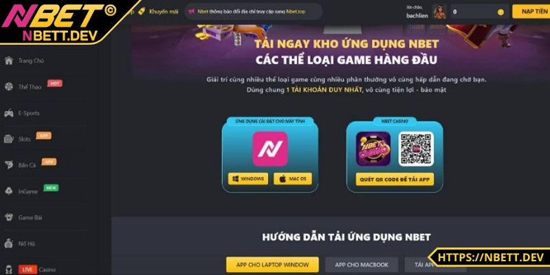 Tải App NBET - Ứng Dụng Nâng Tầm Trải Nghiệm Cho Bet Thủ 7 Tải ứng dụng về máy tính cho cược thủ